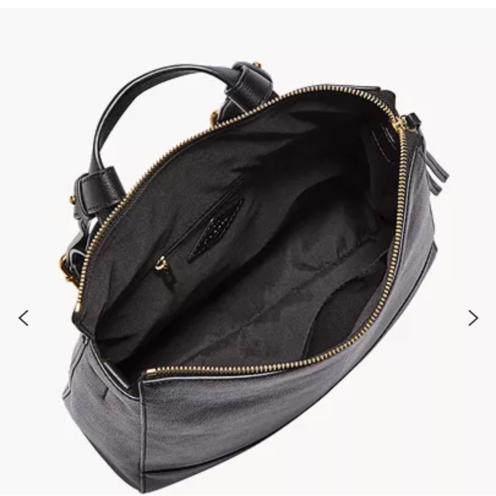 NWT Fossil Elina Black Convertible Backpack - Picture 7 of 8